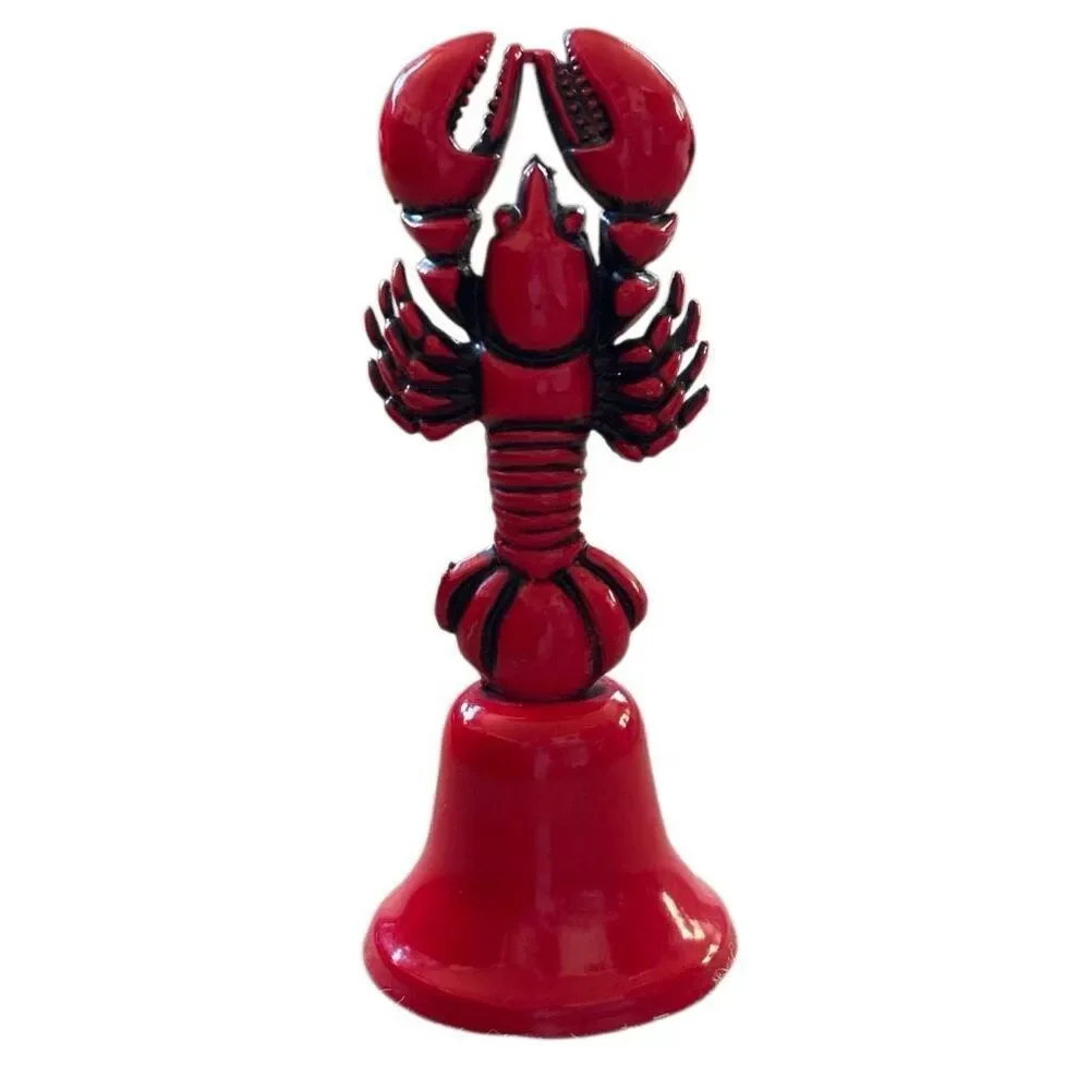 Red Metal Souvenir Lobster Bell